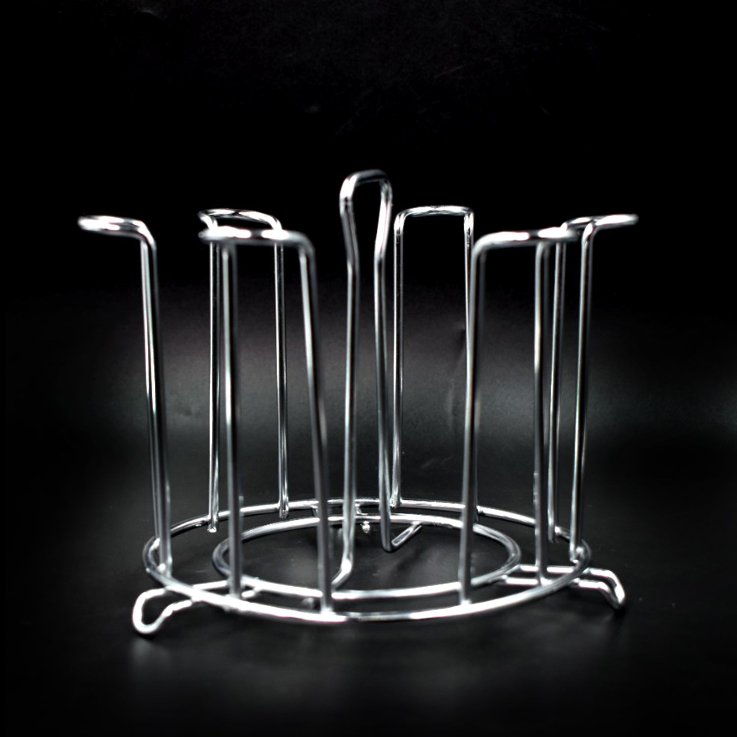 2741 SS Round Glass Stand used for holding sensitive glasses and all present in all kinds of kitchens of official and household places etc. (Moq :-2) DeoDap 2741 SS Round Glass Stand used for holding sensitive glasses and all present in all kinds of kitchens of official and household places etc. (Moq :-2) DeoDap